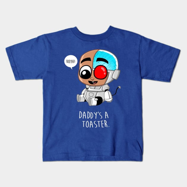 Cyborg Toddler Kids T-Shirt by wloem